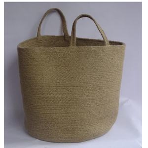 New Arrival Large Jute Storage <b>Basket</b> with Handles <b>for</b> Wardrobe <b>Bathroom</b> Clothes Shelves Laundry Etc. - Product Image 5