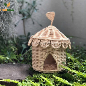 Casa de circo de ratán de estilo vintage y tienda de campaña, estante de mimbre de decoración infantil de ratán natural para decoración de guardería - Product Image 6