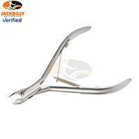Coupe-ongles professionnels en acier inoxydable à bout courbé, robustes, pour podologie, lot de 6, pour ongles épais, coupe-ongles pour doigts, soins pour bébés