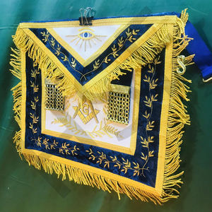 Tablier maçonnique bleu de haute qualité - Product Image 3