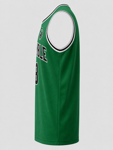 Maillot de basket-ball Fiy Humble Sportwear pour homme, manches courtes, maille respirante, taille plus, sangle réglable, col rond, numéro 18, adulte - Product Image 2