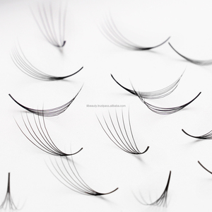 Hot bán chỉ thiết kế mới 12D PREMADE người hâm mộ Hàn Quốc PREMADE khối lượng người hâm mộ tự nhiên tìm kiếm mắt lông mi mở rộng - Product Image 2