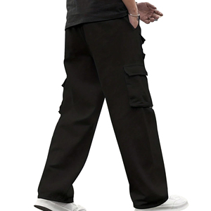 Pantalon cargo pour homme, coupe décontractée, multi-poches, streetwear, fabrication sur mesure, vente en gros, OEM, ODM, fabricant de vêtements, directement de l'usine - Product Image 4
