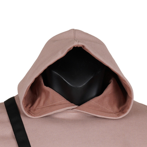 Custom Men's Layered <b>Short</b> <b>Sleeve</b> <b>Hoodie</b> Two Tone 100% Cotton Streetwear Pullover Private Label OEM Manufacturer - Product Image 5