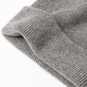 Hot Selling High Quality 100% Wool Solid Color Beanies <b>Hat</b> for <b>Men</b> Outdoor Use Knitted <b>Winter</b> Warm Cap for Adults Casual Wear - Product Image 4