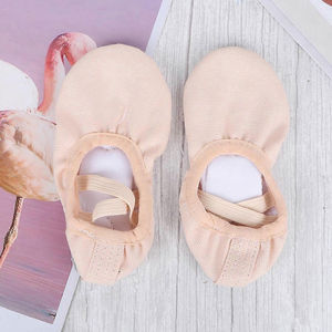 Chaussures de danse confortables à demi-semelle souple pour le ballet, de qualité supérieure, à cinq trous, en cuir premium, à prix abordable - Product Image 2