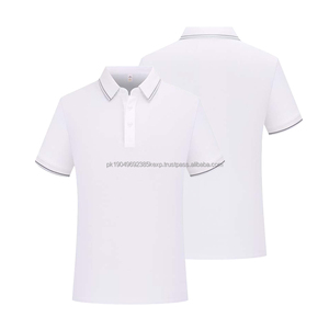 Polo de sport pour homme, uniforme d'entreprise, logo personnalisé, haute qualité, uni, respirant, coton et polyester - Product Image 3