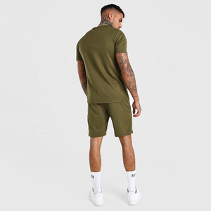 Factory Direct <b>Men</b> T Shirt And Shorts Set Casual Sports And Lounge Wear Lightweight <b>Men</b> T Shirt Set - Product Image 5