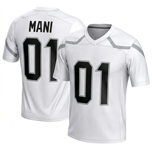 Maillots de football des États-Unis imprimés – 0 Gibbs, 97 Hutchinson, 16 Jared Goff, 14 St Brown, 20 Sanders, 58 Sewell, 5 Montgomery – Respirants pour hommes - Product Image 5