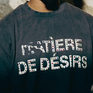 Camisetas y Sudaderas Personalizadas 100% Algodón con Logo Impreso, Diseño Oversize Vintage Urbano con Pedrería y Efecto Lavado - Product Image 4