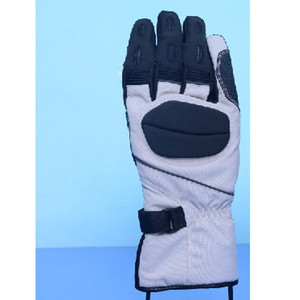 ถุงมือมอเตอร์ไซค์สีเทาดำคุณภาพดีเยี่ยม พร้อมแผ่นป้องกันข้อนิ้วแบบแข็ง ทนทานด้วยผ้าคอร์ดูร่า ป้องกันลมได้ทุกฤดู - Product Image 5