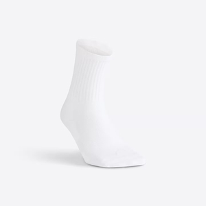 <b>Men's</b> <b>White</b> Casual Ankle Spandex/Polyester/Cotton Breathable Eco-Friendly Knitted Solid Color Daily Wear Summer Style Regular - Product Image 2