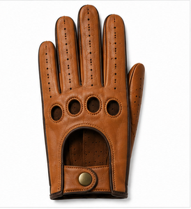 Soft Genuine Leather <b>Driving</b> <b>Gloves</b> <b>Men</b> Women Touchscreen Breathable Thermal Non Slip Classic Design Outdoor Winter Car <b>Gloves</b> - Product Image 3
