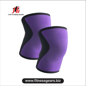 Rodillera Morada Elástica de Compresión Sólida para Mujer - Product Image 1