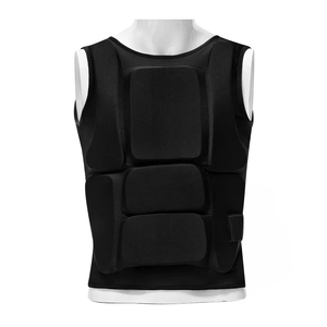 Wholesale Boxing Belly Pads Chest Guard MMA Body Protector Martial Arts <b>Karate</b> Training <b>Equipment</b> Durable Leather Eco-Friendly - Product Image 2