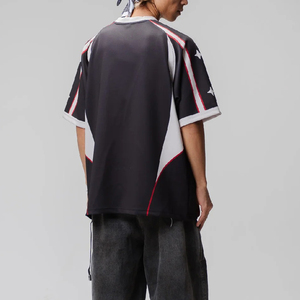 Men's V-Neck American Football Jersey Number 77 Print Loose Fit Short Sleeve Athletic Apparel Breathable <b>Polyester</b> Team Style - Product Image 4