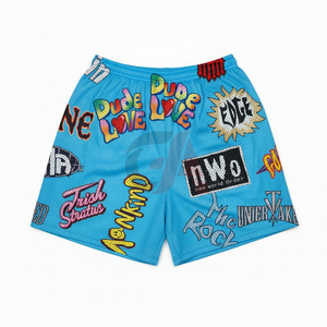 Shorts décontractés pour hommes à imprimé graphique par sublimation 2026 en polyester écologique léger, imprimé intégral, grandes tailles - Product Image 1