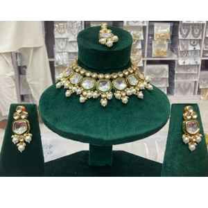 New Traditional 18K Gold Plated Indian Pakistani Women's <b>Jewelry</b> Sets <b>Fashionable</b> Necklace Earrings Head Piece for Wedding Gifts - Product Image 1