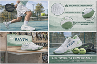 Sepatu Tenis Padel Wanita Musim Panas Semi Anti Selip Bernapas Dengan Dukungan Lateral, Supplier Grosir, Label Pribadi, Partai Besar, Latihan Klub