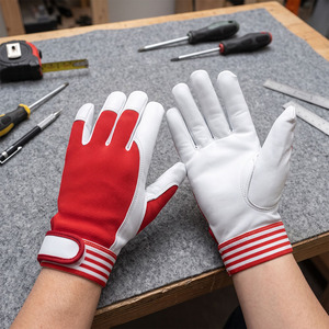 Guantes de Trabajo de Alta Resistencia y Calidad Premium, Fabricados con Cuero de Grano de Cabra, Resistentes a Chispas, con Forro de Algodón y Nailon - Product Image 6