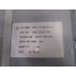 AMAT 0200-20358 DEPOSITION 300MM ESC RING - Equipo y piezas de semiconductores de confianza de la marca global Trusted Global Legacy - Product Image 3