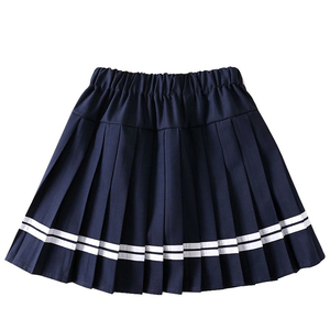 Jupe plissée unie décontractée pour femme, taille naturelle, violette, personnalisée, été, écologique, douce, respirante, avec doublure de sécurité, uniforme scolaire - Product Image 2