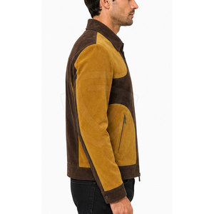 Premium <b>Suede</b> <b>Leather</b> <b>Jacket</b> With Classic Tailored Fit Soft Luxury Finish For Men Casual Wear Street Style And Everyday Fashion - Product Image 6