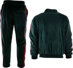 <b>Prime</b> Comfort Lounge Ensemble Relaxed Fit Plain Two Piece <b>Clothing</b> Trendy Minimalist Velvet Track Suit - Product Image 4