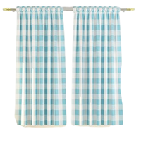 Rideaux occultants imprimés en coton tissé, doux, durables, à œillets, pour cuisine, écologiques, insonorisants, fabricant OEM, vente en gros
