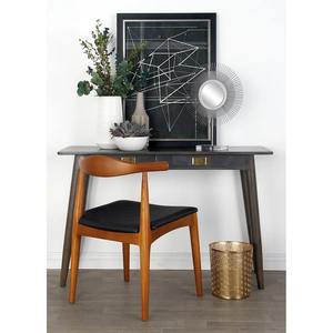 Poubelle élégante finition or, design géométrique gravé au laser, idéale pour salle de bain, chambre, cuisine et bureau, fabriquée en Inde - Product Image 3