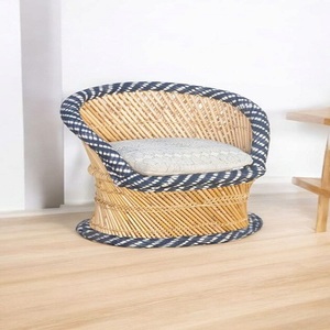 Silla de Jardín Sarkanda Ecológica y Cómoda con Respaldo Curvo, 2 Piezas, Silla de Exterior Tradicional, Portátil, Vintage - Product Image 6