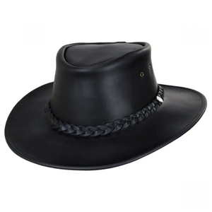 Sombrero de Vaquero Formal de Cuero Vacuno Auténtico de Alta Calidad al por Mayor, Correa Ajustable, Ecológico, Ligero, para Invierno - Product Image 3
