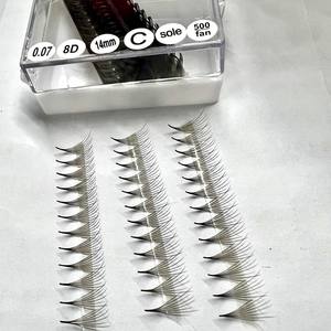 Camellia - Extensiones de Pestañas de Alta Calidad al por Mayor, Premade Fans, Bandejas de Pestañas, Volumen 10D 14D 16D, Base Delgada, Efecto Fluffy - Product Image 4