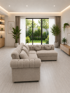 Sofá Minimalista Ecológico Origin Button, Conjunto de Sofás Modulares Cuadrados para Sala de Estar, Apartamento, Hotel, Personalizable - Product Image 5