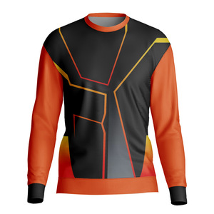 T-shirt Homme Uni Décontracté à Col Rond et Manches Longues, Coupe Ample, Épaules Tombantes, 100% Coton, Personnalisation Complète - Product Image 5