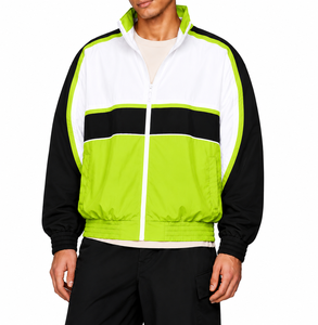OEM Custom <b>Men's</b> Nylon Windbreaker Tracksuit <b>Jacket</b> and Pants Set Streetwear Sportswear Water Resistant - Product Image 2