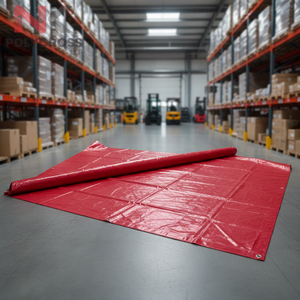 Lámina Protectora de Plástico Resistente e Impermeable para Almacenamiento en Almacenes, Protección de Equipos y Carga - Product Image 4