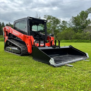 รถตักดินดีเซล Kubota แบบตีนตะขาบ กำลังสูง สำหรับงานก่อสร้าง เคลื่อนย้ายดิน พร้อมอุปกรณ์ไฮดรอลิกและเครื่องยนต์ - Product Image 1