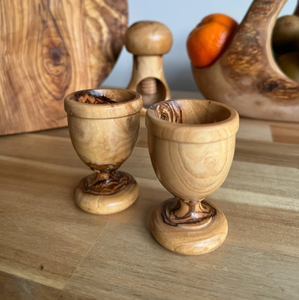 Wooden Egg Holder Cup <b>Kitchen</b> <b>Tools</b> And <b>Gadgets</b> Eco-Friendly Natural and Solid Wood in modern design - Product Image 1
