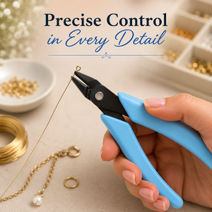 Pince de précision professionnelle pour la fabrication de bijoux, outil de pliage et de façonnage de fils, avec poignée ergonomique - Product Image 5