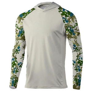 Camisa de Pesca con Capucha de Manga Larga con Camuflaje para Hombre, Protección Anti-UV UPF 50, Transpirable, de Secado Rápido, Poliéster - Product Image 6