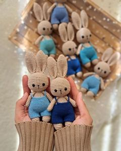 Adorable poupée en peluche amigurumi au crochet, jouet en fil doux, cadeau décoratif pour les acheteurs en gros - Product Image 3