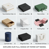 Boîte cadeau magnétique pliable personnalisée en gros avec estampage à chaud et logo en relief pour vêtements et cadeaux
