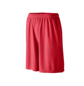 Short Bermuda Homme en Toile de Coton Rose 220g avec Logo Avant, Taille Mi-Haute Élastique, Couleur Unie, Tricoté, Respirant, avec Poches - Product Image 1