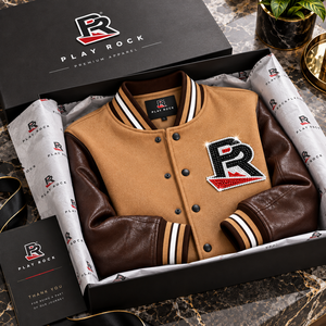 Chaqueta universitaria de animadoras para hombre, estilo Letterman con pedrería, chaqueta bomber personalizada para equipo de animadoras con mangas de cuero, la mejor calidad - Product Image 5