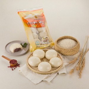[MILWON] Panecillo Coreano de Trigo Suave y Masticable al Vapor con Relleno de Frijol Rojo para la Gama de Productos de Panadería Coreana - Product Image 4