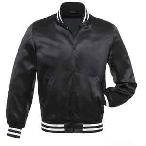 Blouson universitaire unisexe GENERSA SPORTS noir en toile 100 % coton, à capuche, col montant, logo frontal, séchage rapide, polyester hiver - Product Image 3