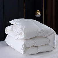 Couette d'hôtel de luxe personnalisée en microfibre de coton blanc, taille Queen et King, pour lit – Vente en gros