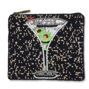 Bohemian Cotton Seed Beads Embroidery Customizable <b>Mini</b> Coin <b>Pouch</b> Colorful Handmade Trendy Design - Product Image 2