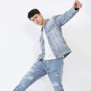 Chaqueta de Mezclilla para Hombre, Nueva Colección de Invierno, 100% Algodón, Transpirable, Estilo Único, Logotipo Frontal, Alta Calidad - Product Image 5